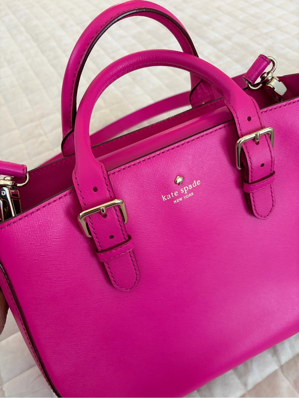 Kate Spade Hot Pink Satchel Bag